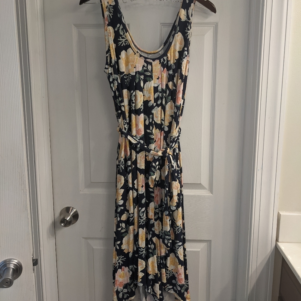 Latched Mama Nursing Romper - Navy Floral / One Size
